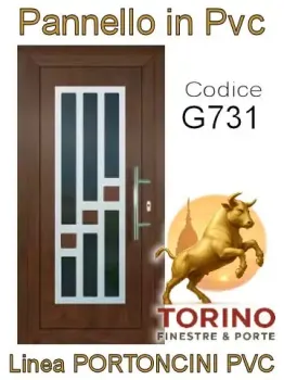 Portoncino in PVC modello G731