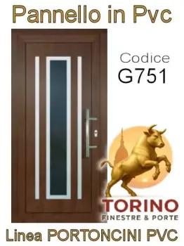 Portoncino in PVC modello G751