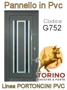 Portoncino in PVC modello G752