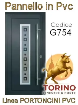 Portoncino in PVC modello G754