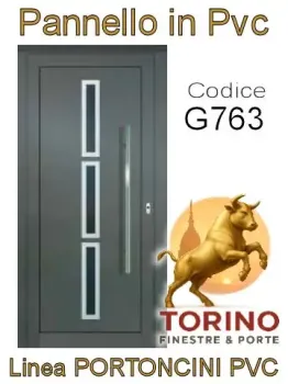 Portoncino in PVC modello G763