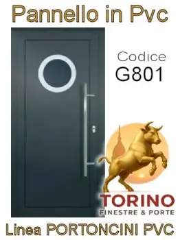 Portoncino in PVC modello G801
