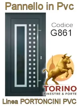 Portoncino in PVC modello G861