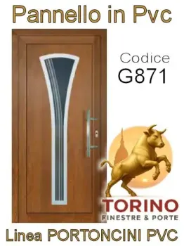 Portoncino in PVC modello G871