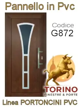 Portoncino in PVC modello G872