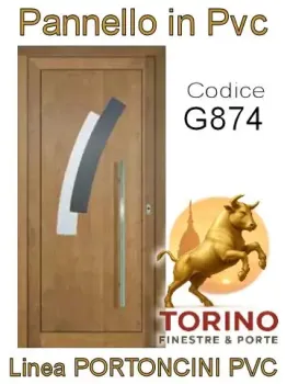Portoncino in PVC modello G874