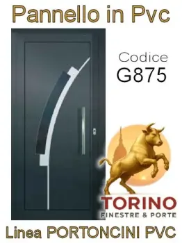Portoncino in PVC modello G875