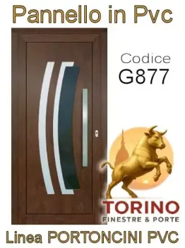 Portoncino in PVC modello G877