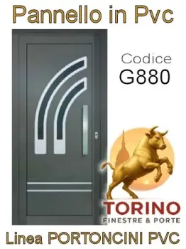 Portoncino in PVC modello G880