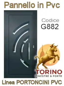 Portoncino in PVC modello G882