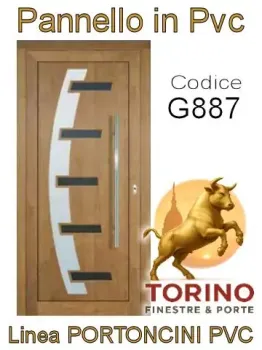 Portoncino in PVC modello G887