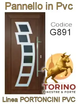 Portoncino in PVC modello G891