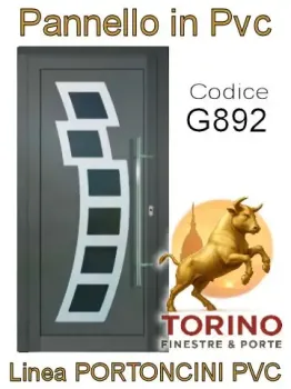 Portoncino in PVC modello G892