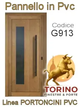 Pannello portoncino in Pvc modello G913