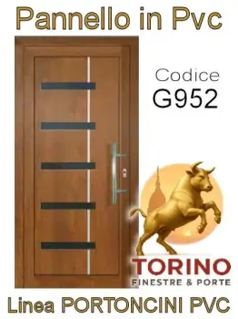 Portoncino in PVC modello G952
