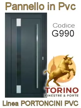 Portoncino in PVC modello G990