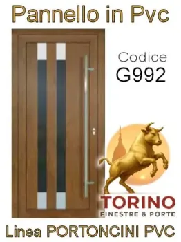 Portoncino in PVC modello G992
