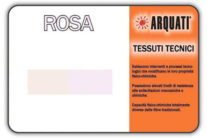arquati poliestere tinta unita rosa