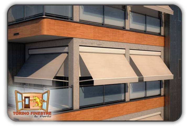 tende da sole a caduta veranda