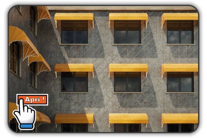 tenda da sole modello gradini