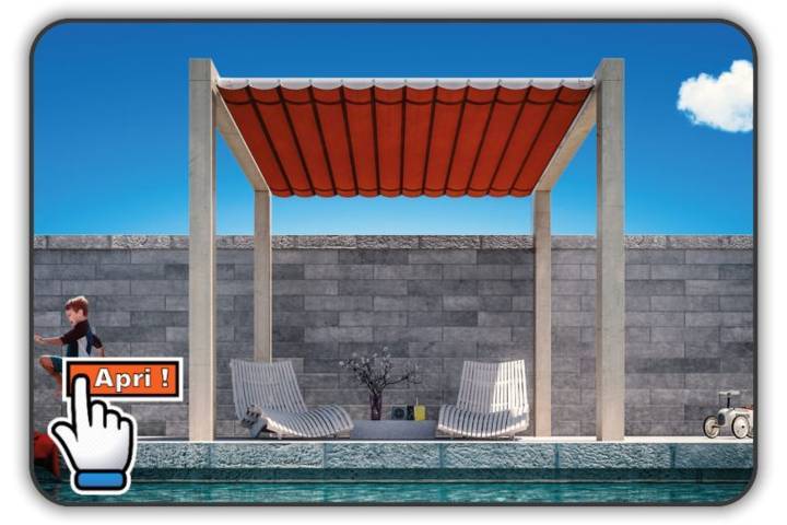 tenda da sole modello ghost