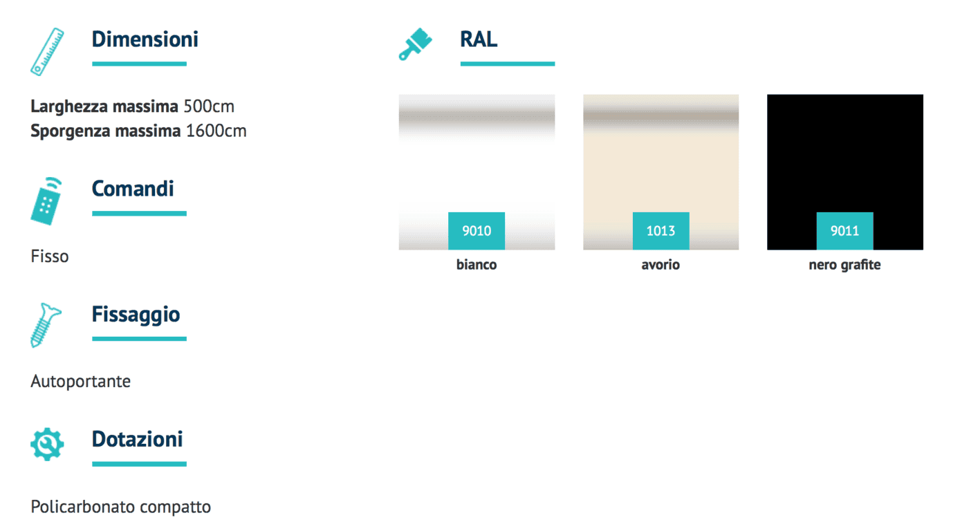colori tende da sole da giardino tunnel policarbonato torino