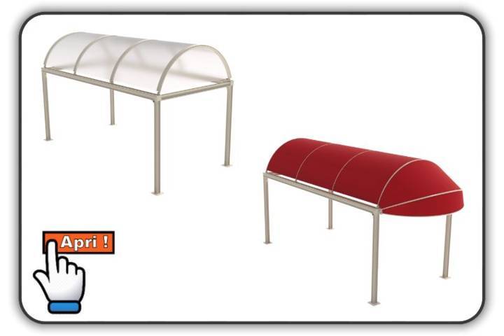 tenda da sole modello tunnel