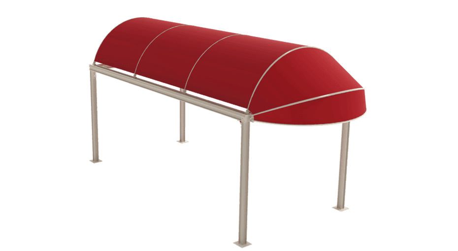 tende da sole da giardino tunnel acrilico pvc torino