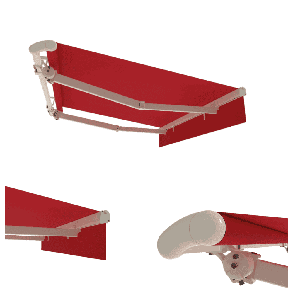 meccanismo tende da sole su barra quadra elite-plus torino