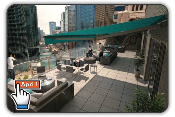 tenda da sole modello elite plus