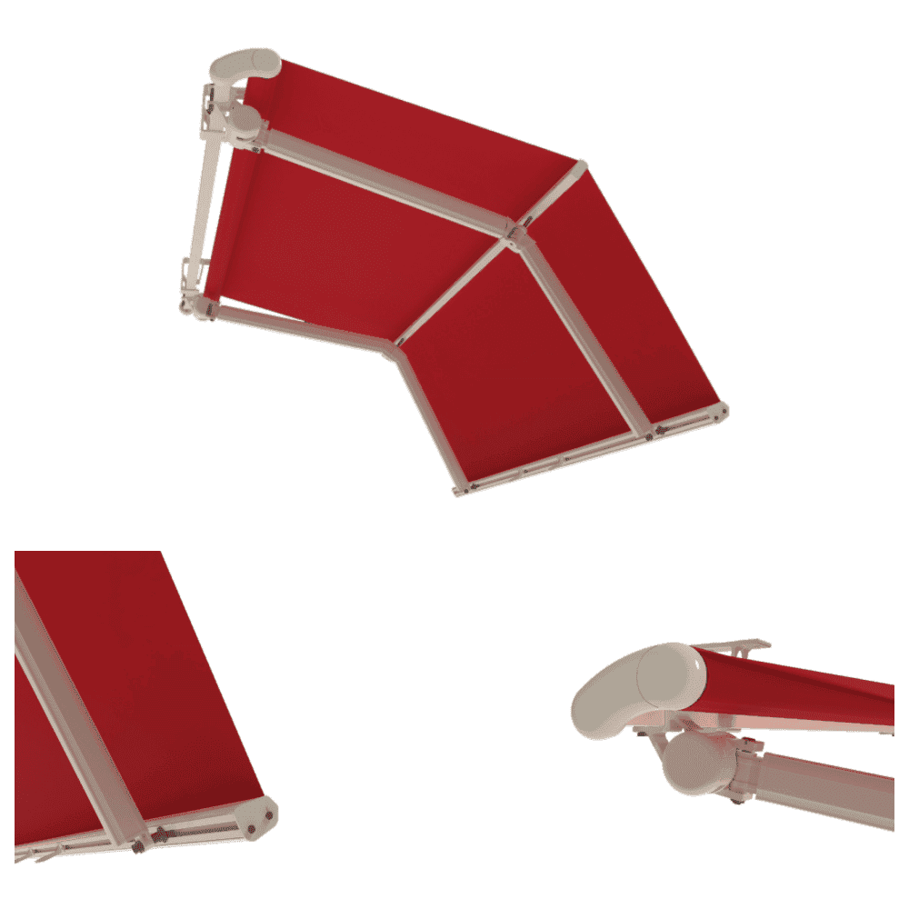 meccanismo tende da sole su barra quadra versilia torino