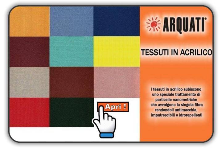 Arquati Tessuti in Acrilico Tinta Unita | Tende da Sole Torino