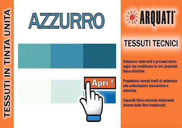 Arquati Tessuto Tecnico Tinta Azzurro | Tende da Sole Torino