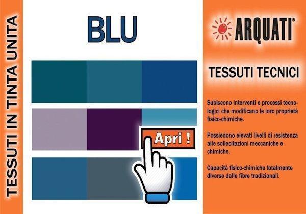 Arquati Tessuto Tecnico Tinta Blu | Tende da Sole Torino