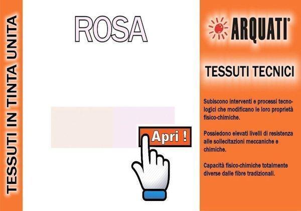 Arquati Tessuto Tecnico Tinta Rosa | Tende da Sole Torino