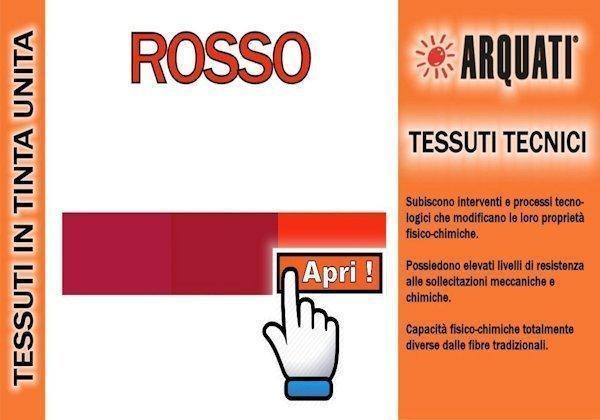 Arquati Tessuto Tecnico Tinta Rosso | Tende da Sole Torino