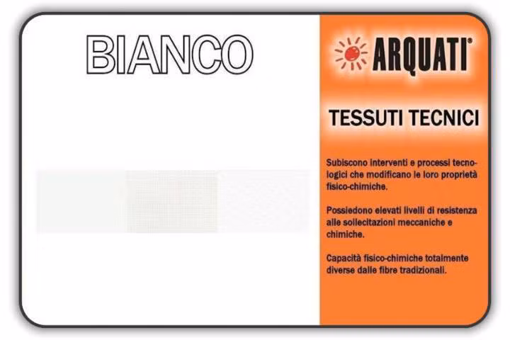 arquati poliestere tinta unita bianco