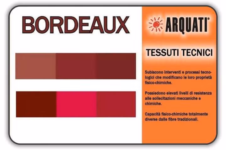 arquati poliestere tinta unita bordeaux