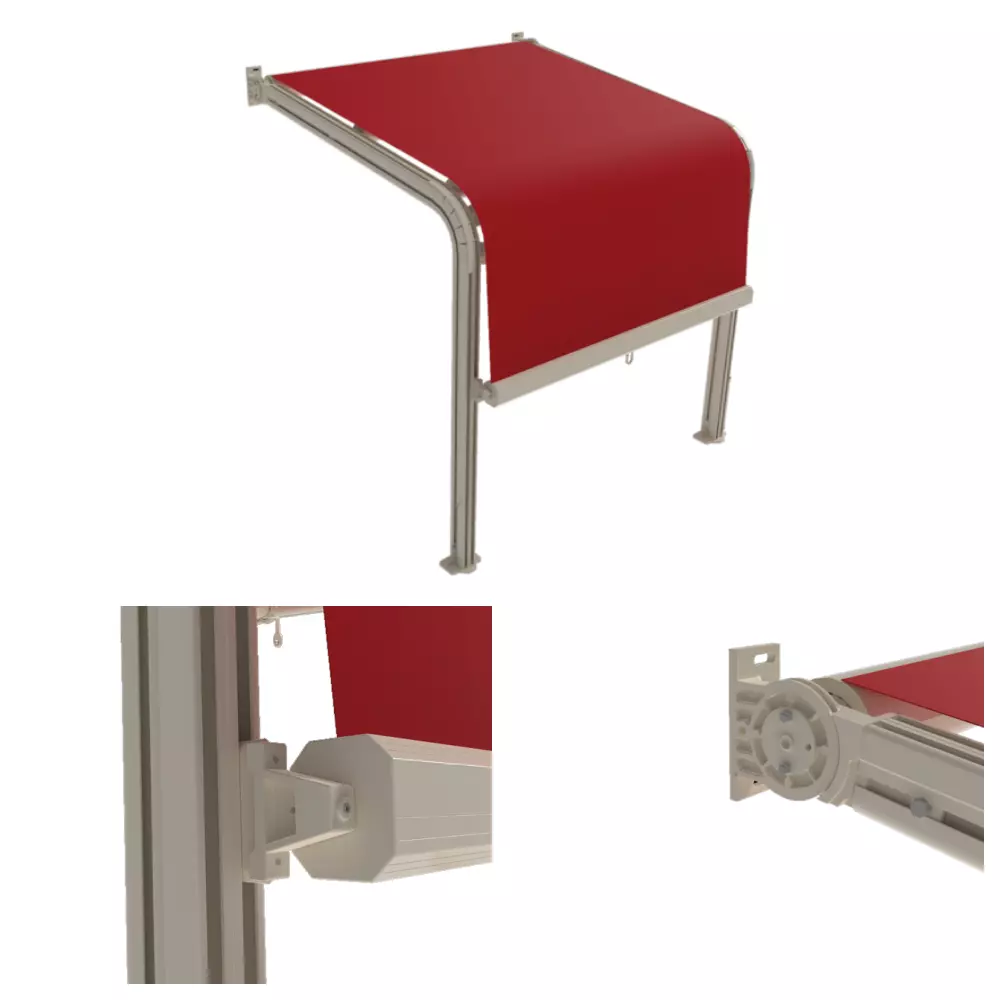 meccanismo tende da sole da giardino attico maxi torino