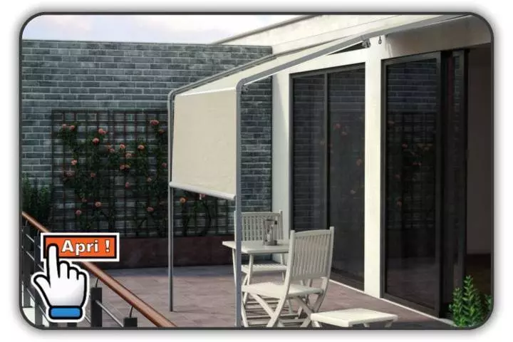 tenda da sole modello attico mini