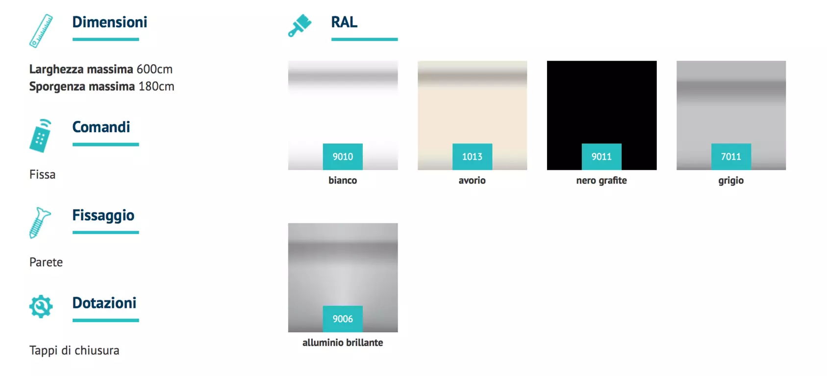 colori tende da sole da giardino pensilina acrilico pvc torino