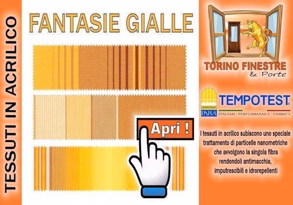 Tempotest Fantasie Gialle | Tende da Sole Torino