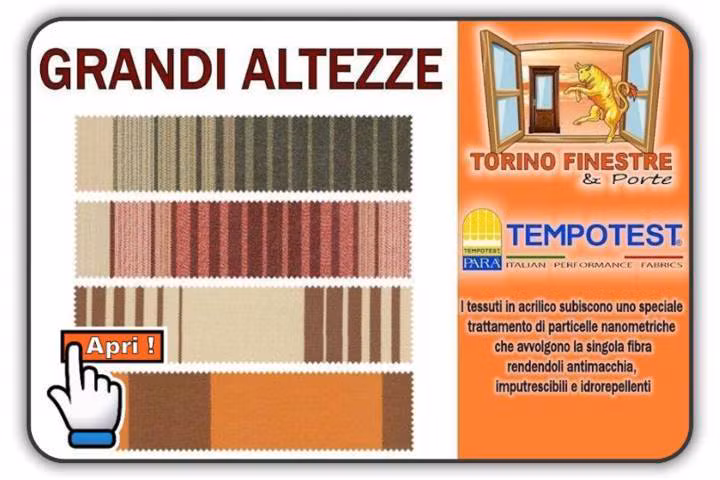catalogo tempotest tessuti grandi altezze