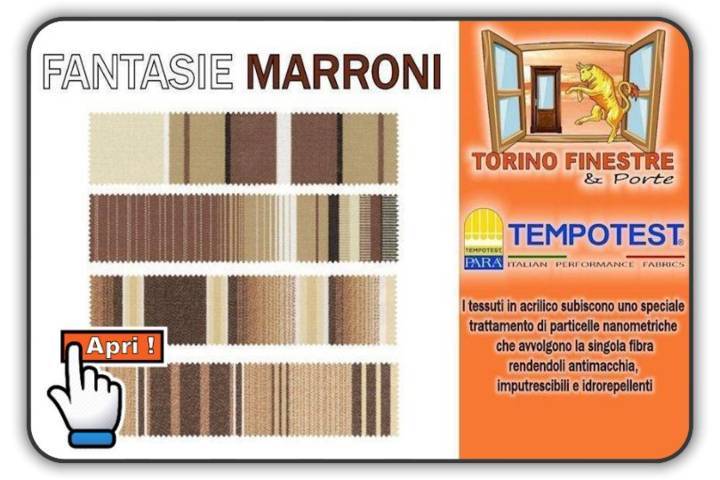 catalogo tempotest tessuti in acrilico marroni