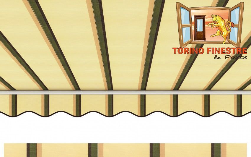 Tende da sole Arquati Suncolor 5017 Tessuti rigati in Acrilico