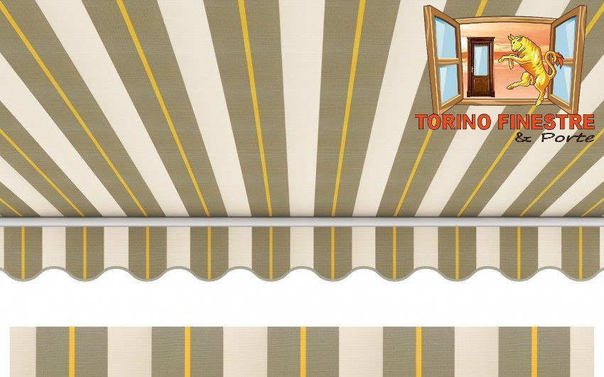 Tende da sole Arquati Suncolor 5026 Tessuti rigati in Acrilico Tende da sole Arquati Suncolor 5026 Tessuti rigati in Acrilico