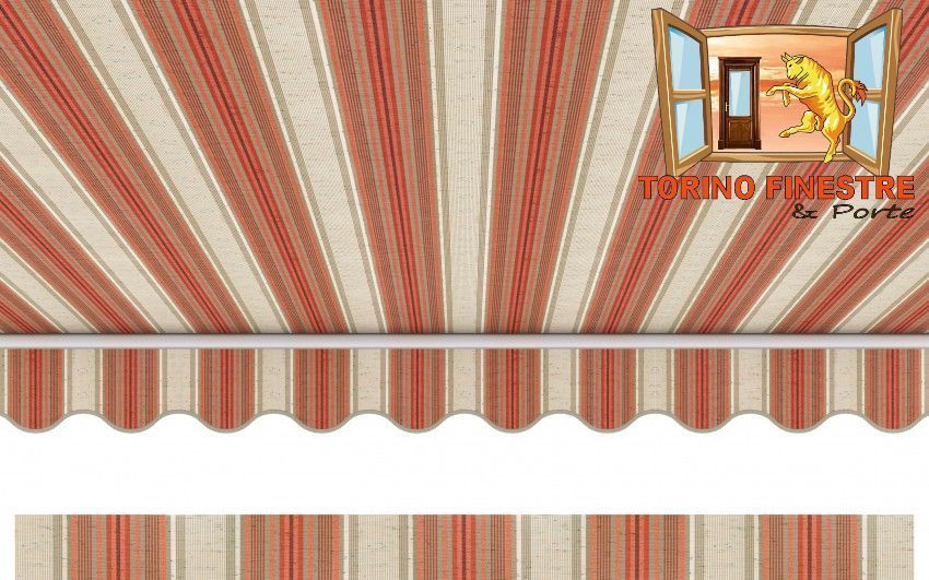 Tende da sole Arquati Suncolor 5031 Tessuti rigati in Acrilico