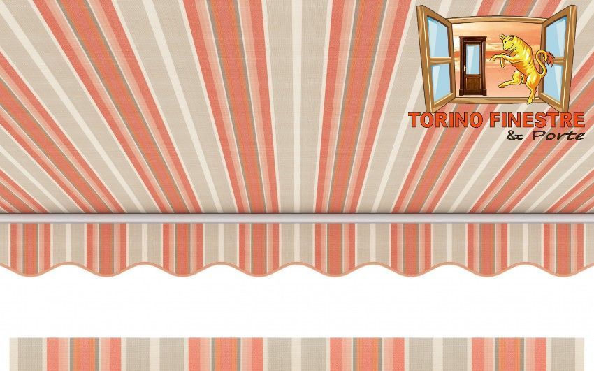 Tende da sole Arquati Suncolor 5033 Tessuti rigati in Acrilico