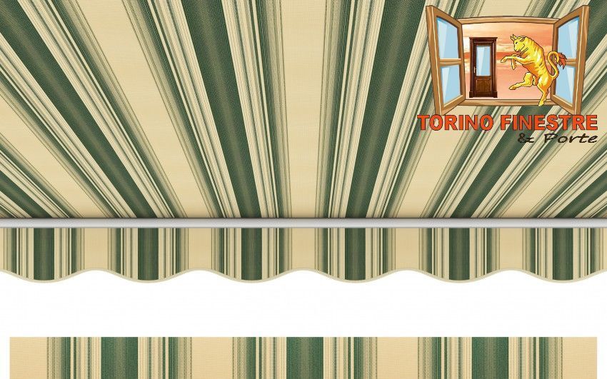 Tende da sole Arquati Suncolor 5104 Tessuti rigati in Acrilico