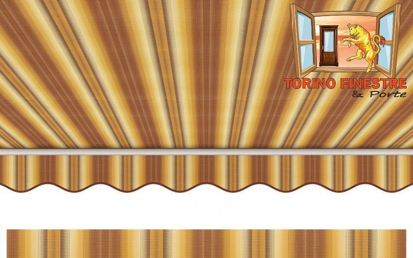 Tende da sole Arquati Suncolor 5115 Tessuti rigati in Acrilico